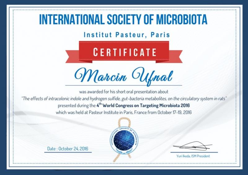 International Society of Microbiota